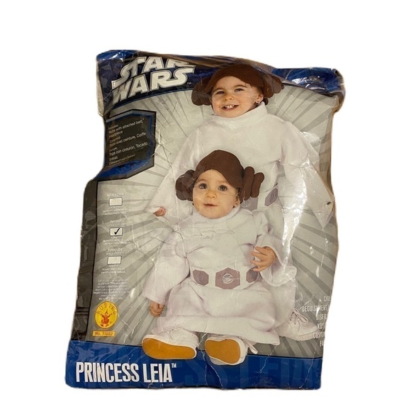 Star Wars Princess Leia Costume 6-12 mos Disney Rubies Halloween Parks World - Picture 1 of 6